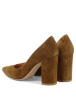 "Gianvito Rossi" escarpins femme marron en daim – Image 4