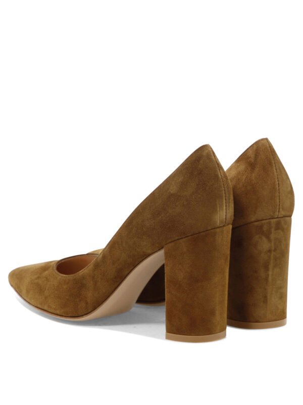 "Gianvito Rossi" escarpins femme marron en daim – Image 4