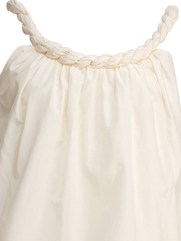 "LouLou De Saison" top femme beige coton soie - Image 3