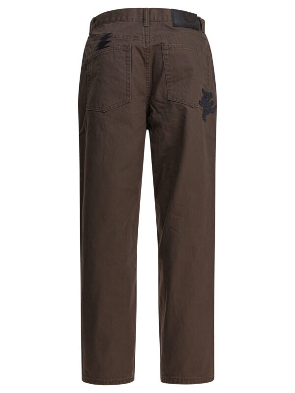 "Thisisneverthat®" pantalon homme marron coton coupe relaxed – Image 2