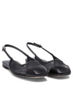 "Aeyde" slingbacks Geraldine noires en cuir nappa pour femme – Image 2