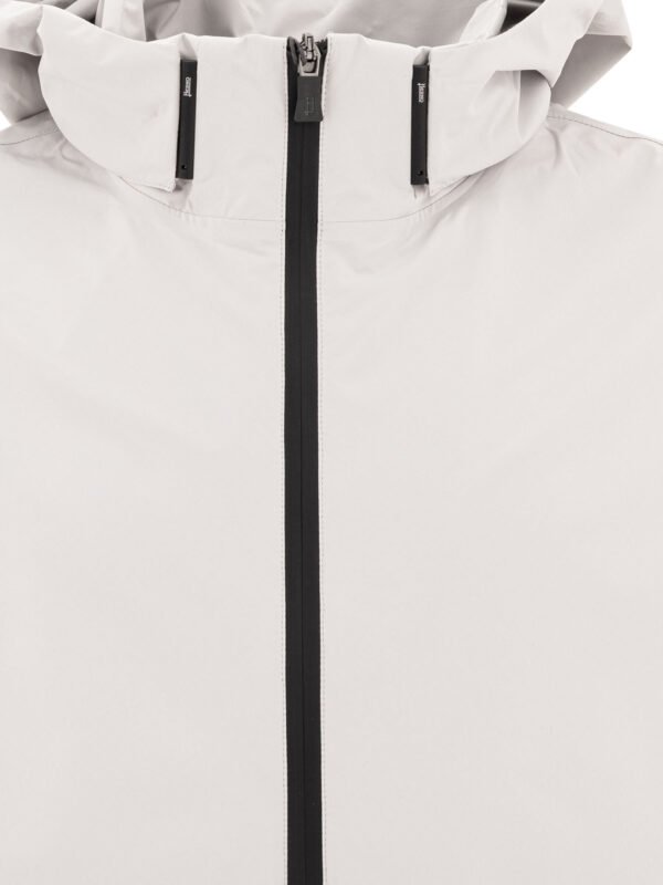 "Herno" veste homme grise polyester coupe regular – Image 3