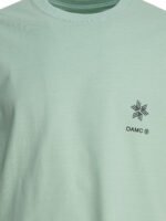 "Goldwin" t-shirt homme vert coton manches courtes coupe ample – Image 3