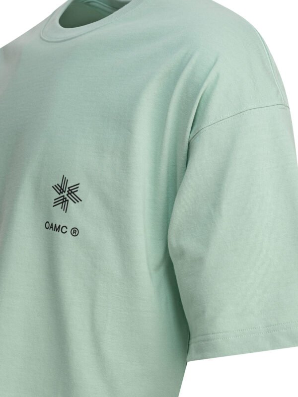 "Goldwin" t-shirt homme vert coton manches courtes coupe ample – Image 4