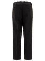 "Goldwin" pantalon homme noir polyester laine coupe regular – Image 2