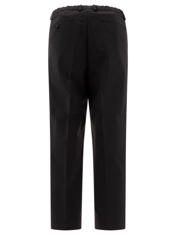 "Goldwin" pantalon homme noir polyester laine coupe regular – Image 2
