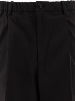 "Goldwin" pantalon homme noir polyester laine coupe regular – Image 3