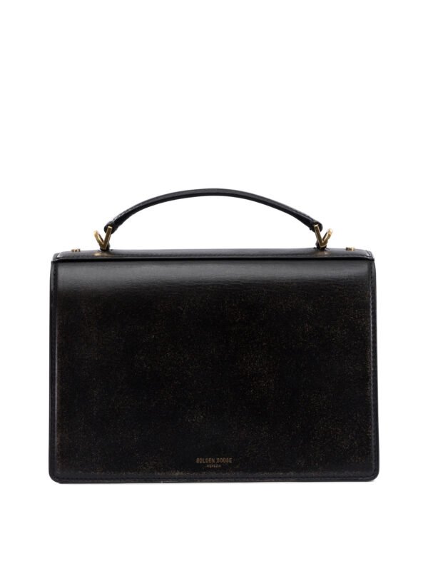 "Golden Goose" sac bandoulière noir en cuir – Image 3