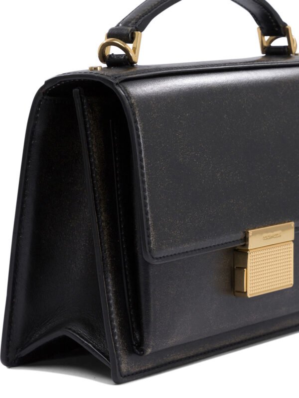 "Golden Goose" sac bandoulière noir en cuir – Image 4