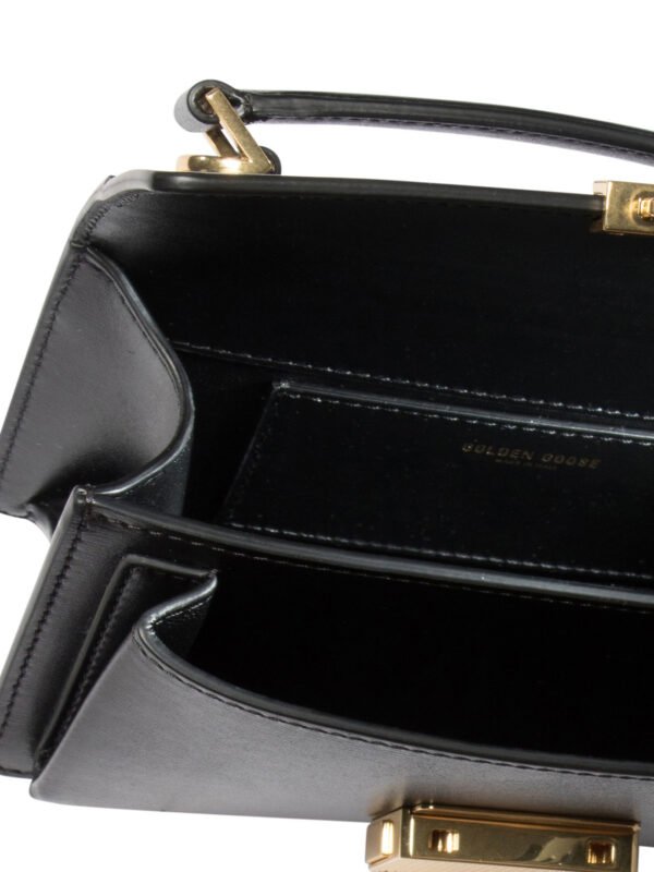 "Golden Goose" sac à main femme noir cuir - Image 5