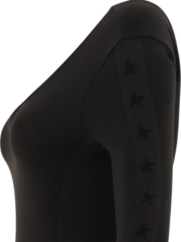 "Golden Goose" Top femme noir en polyamide coupe standard – Image 4