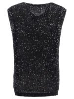 "Golden Goose" top femme noir sequins polyamide – Image 2