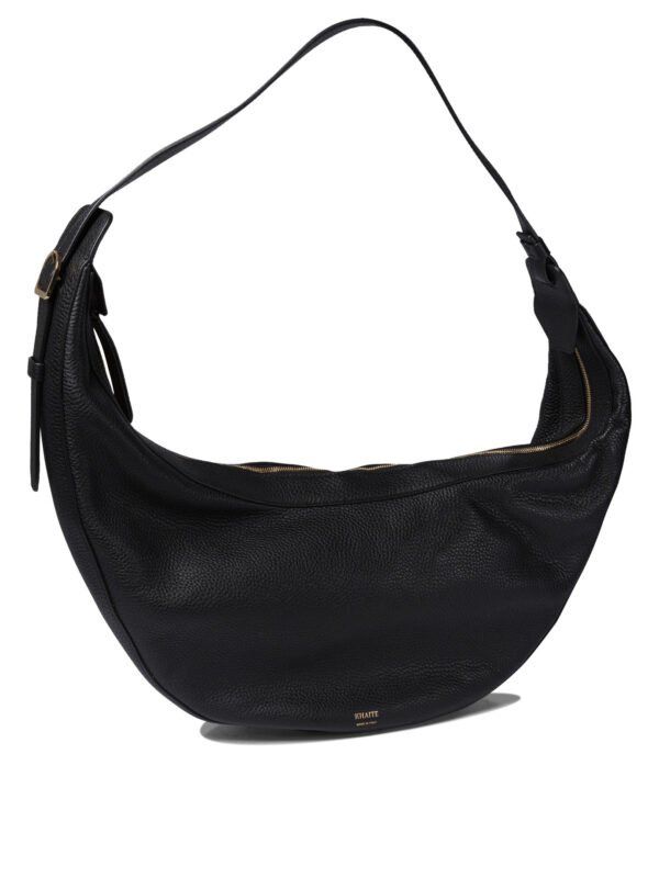 "Khaite" sac bandoulière femme Augustina en cuir noir - Image 2