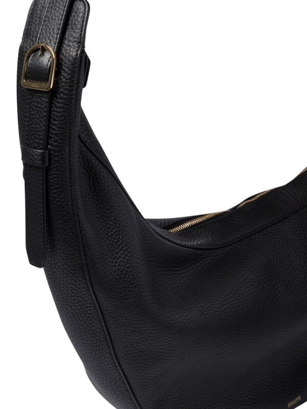 "Khaite" sac bandoulière femme Augustina en cuir noir - Image 4