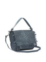 "Giancarlo Nevola" Sac à main femme bleu en cuir – Image 2