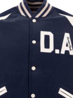 "Human Made" bomber vintage bleu en rayonnepour  homme – Image 3