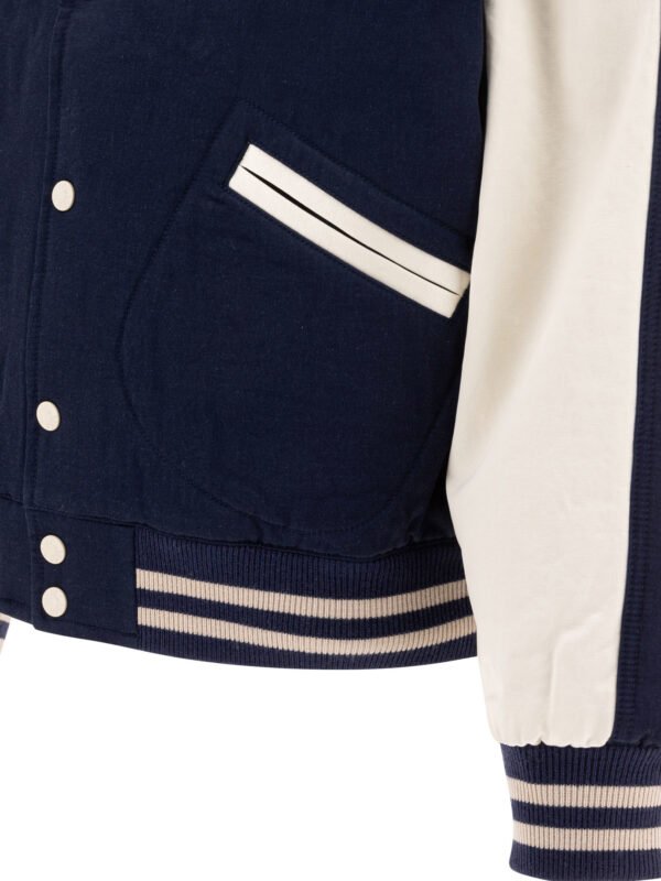 "Human Made" bomber vintage bleu en rayonnepour  homme – Image 4