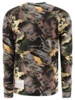 "Heron Preston" t‑shirt homme vert Camo Flaming coton imprimé – Image 2