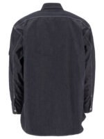 "Comme Des Garçons Homme" surchemise en denim homme bleue en coton coupe relaxed - Image 2