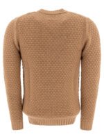 "Rakkì" maille homme beige laine mérinos coupe standard – Image 2