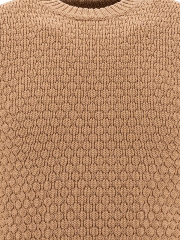 "Rakkì" maille homme beige laine mérinos coupe standard – Image 3
