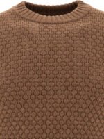 "Rakkì" pull homme marron en laine mérinos – Image 3
