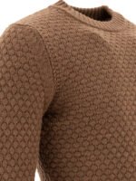 "Rakkì" pull homme marron en laine mérinos – Image 4