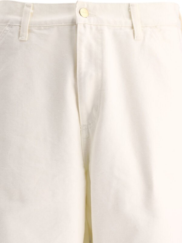 "Carhartt WIP" pantalon homme blanc coton biologique coupe relaxed – Image 3