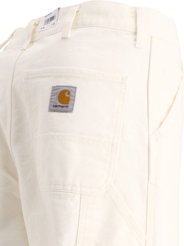 "Carhartt WIP" pantalon homme blanc coton biologique coupe relaxed – Image 4
