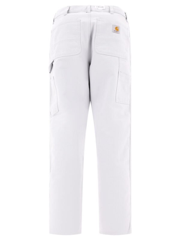 "Carhartt WIP" pantalon Double Knee gris en coton coupe décontractée pour homme – Image 2