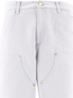 "Carhartt WIP" pantalon Double Knee gris en coton coupe décontractée pour homme – Image 3