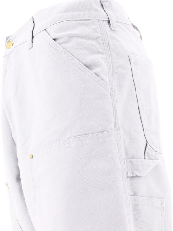 "Carhartt WIP" pantalon Double Knee gris en coton coupe décontractée pour homme – Image 4