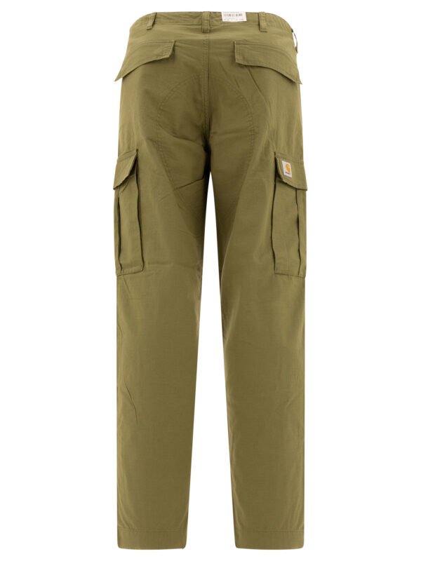 "Carhartt WIP" pantalon cargo homme vert en coton coupe regular – Image 2