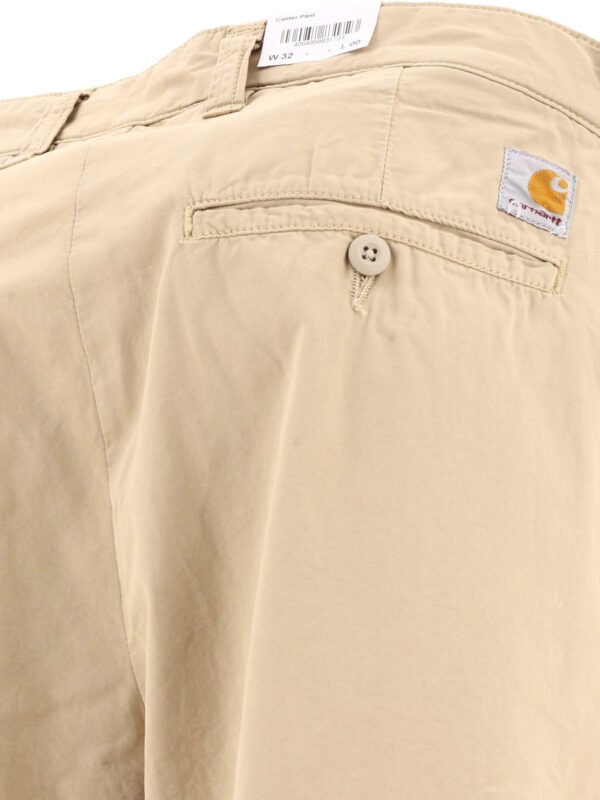 "Carhartt WIP" pantalon homme beige coton coupe regular – Image 4