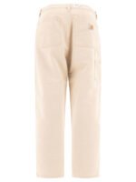 "Carhartt WIP" pantalon cargo homme beige Walter Double Knee en coton et lin – Image 2