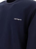 "Carhartt WIP" sweat-shirt Script Embroidery bleu coupe regular en coton pour homme – Image 4