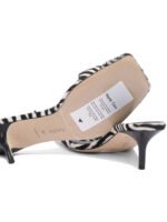 "Aeyde" sandales femme blanc imprimé zèbre cuir – Image 5