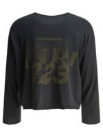"RRR123" t-shirt homme noir manches longues en coton - Image 2