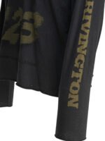 "RRR123" t-shirt homme noir manches longues en coton - Image 4