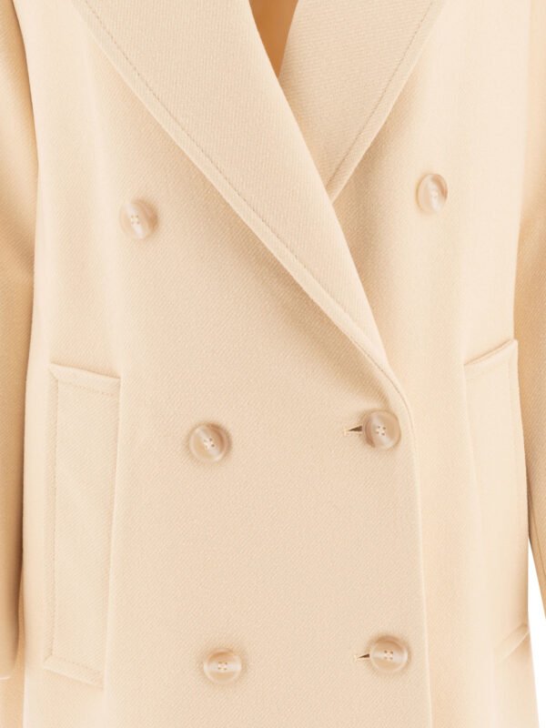 "IVY OAK" manteau Clemence femme beige en laine vierge coupe regular – Image 3