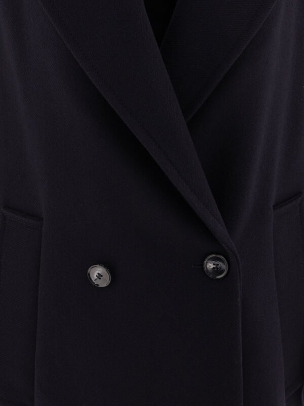"IVY OAK" manteau femme bleu Jenna en laine vierge - Image 3