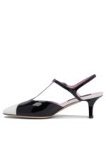 "Carel" sandales femme noires en cuir – Image 3