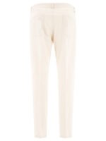 "Lardini" pantalon Jimmy blanc en coton coupe regular pour homme – Image 2