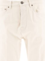 "Lardini" pantalon Jimmy blanc en coton coupe regular pour homme – Image 3