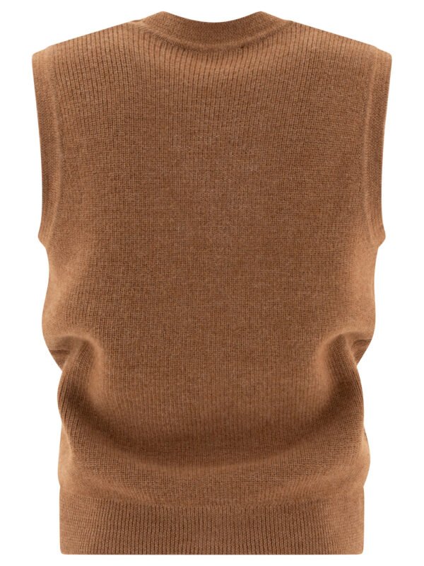 "Lardini" cardigan homme marron laine alpaga coupe regular – Image 2