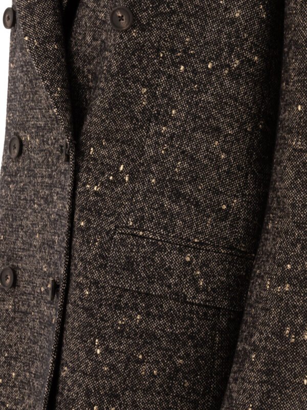 "Tagliatore" Manteau blazer femme noir en laine coupe regular – Image 4