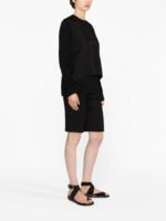 "Jil Sander" pull femme noir en laine coupe regular - Image 2