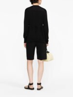 "Jil Sander" pull femme noir en laine coupe regular - Image 3