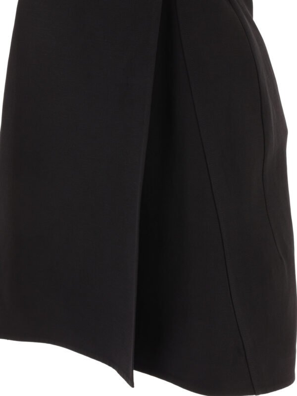 "Jil Sander" Robe noire en viscose pour femme – Image 4