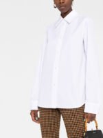 "Jil Sander" chemise femme blanche en coton – Image 3
